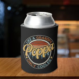 Enfriador De Latas Poppa as a Grandpa, Father's Day Gift