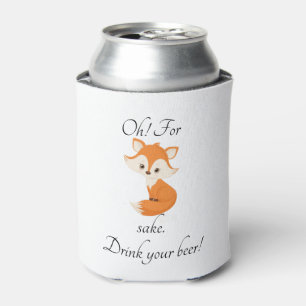 Enfriador De Latas Por El Amor De La Zorra Bebe Tu Cerveza