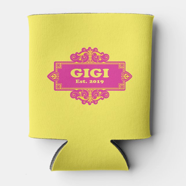 Enfriador De Latas Por Ese Especial "GiGi 2019" (Anverso)