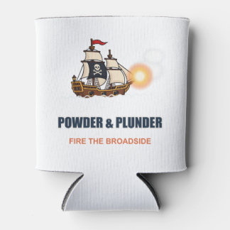 Enfriador De Latas Porta vaso corto Powder & Plunder Pirate Ship