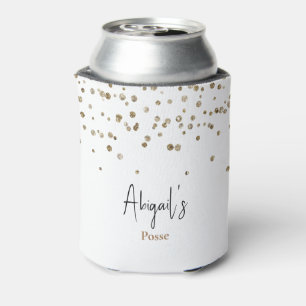 Enfriador De Latas Posse Bachelorette Party Glam Personalizado
