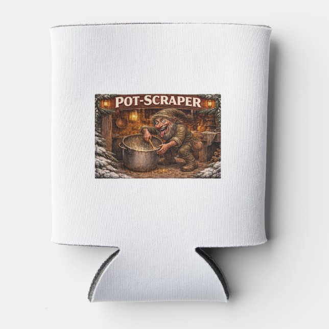 Enfriador De Latas Pot Scraper Icelandic Yule Lad  (Anverso)