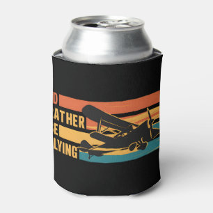 Enfriador De Latas Preferiría Volar Piloto de Aviación