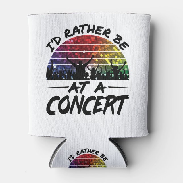 Enfriador De Latas Prefiero estar en un concierto (Anverso)