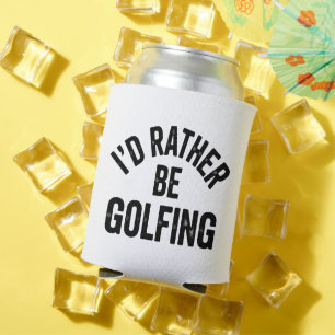 Enfriador De Latas Prefiero Estar Jugando Golf Regalo Divertido para 