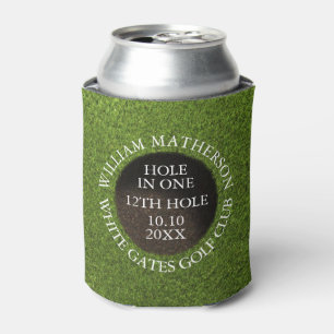 Enfriador De Latas Premio Personalizado de Hoyo en Uno de Golf