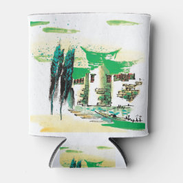 Enfriador De Latas Premium de pintura de la naturaleza