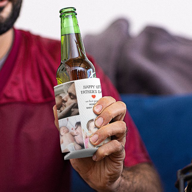 Enfriador De Latas Primer regalo del Día del Padre | Collage de fotos (Subido por el creador)