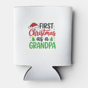 Enfriador De Latas Primera Navidad Abuelo Sombrero de Santa