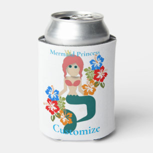 Enfriador De Latas Princesa Sirena Pelirroja Thunder_Cove