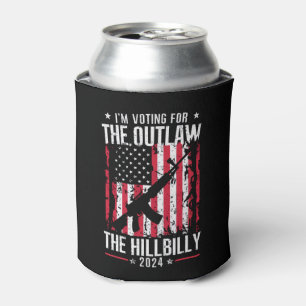 Enfriador De Latas Pro 45 Estoy votando por The Outlaw And The Hillbi