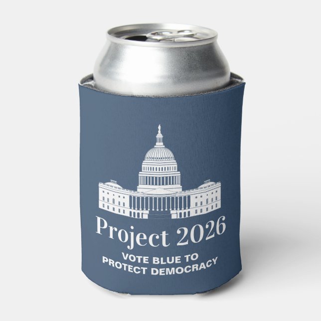 Enfriador De Latas Project 2026 Vote for Democracy (Lata Anverso)