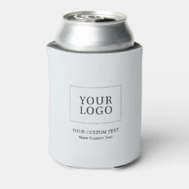 Enfriador De Latas Promoción del logotipo comercial de marca gris Per