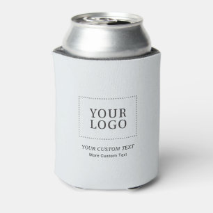 Enfriador De Latas Promoción del logotipo comercial de marca gris Per