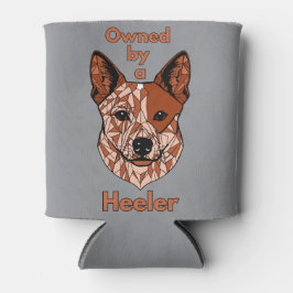 Enfriador De Latas Propiedad de un Heeler (rojo)