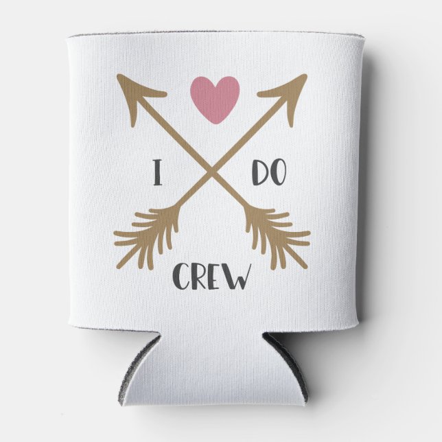 Enfriador De Latas Propuesta de Boda I DO CREW (Anverso)