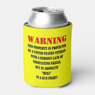 ENFRIADOR DE LATAS PROTEGIDO POR UN VETERANO