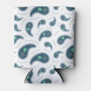 Enfriador De Latas Protozoo de Paramecia Paisley Biology Science