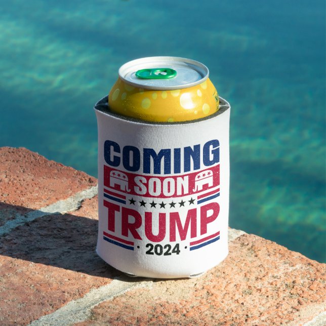 Enfriador De Latas Próximamente Trump, presidente de 2024 (Piscina in situ)