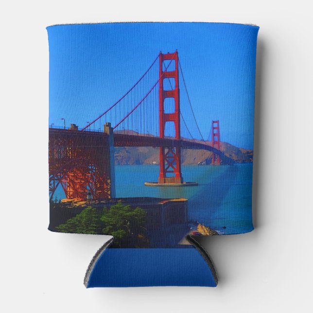 Enfriador De Latas Puente Golden Gate de San Francisco #7 Refrigerado (Anverso)