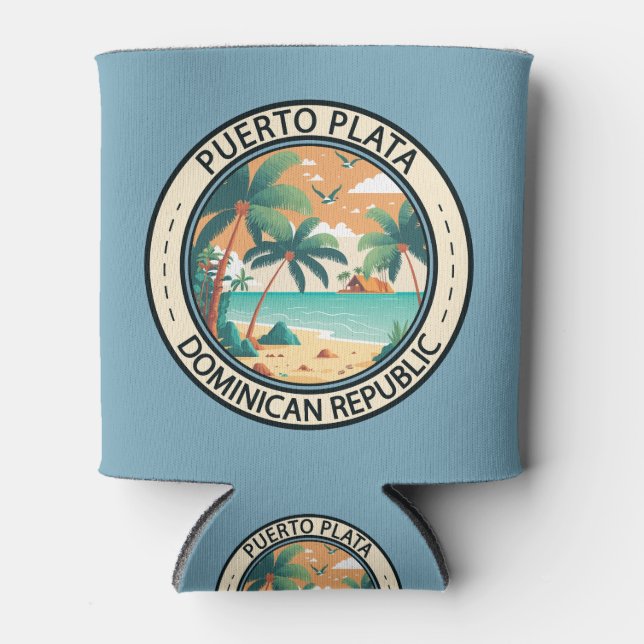 Enfriador De Latas Puerto Plata República Dominicana Insignia (Anverso)