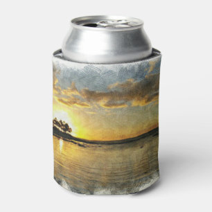 Enfriador De Latas Puesta del sol hawaiana