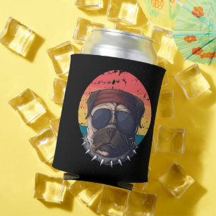 Enfriador De Latas Pug al atardecer