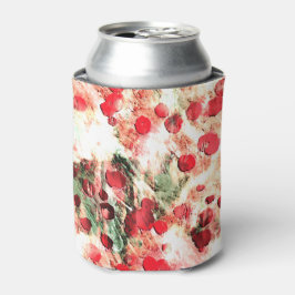 Enfriador De Latas Punto de Grunge Rosa Rojo Sucio