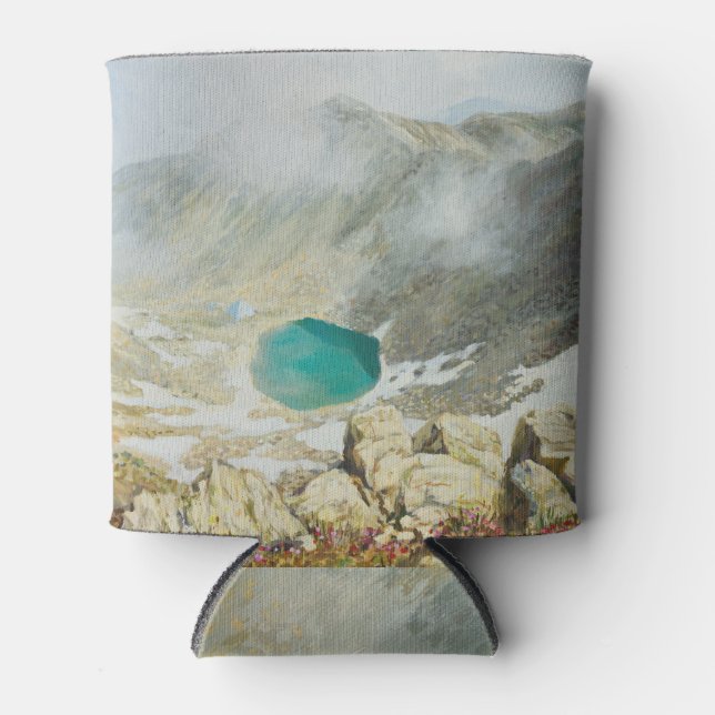 Enfriador De Latas Punto de Musala, pintura al óleo, Bulgaria. (Anverso)