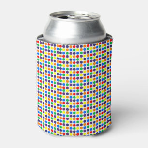 Enfriador De Latas Puntos de la polca arcoiris