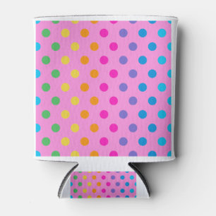 Enfriador De Latas puntos de polka de arco iris