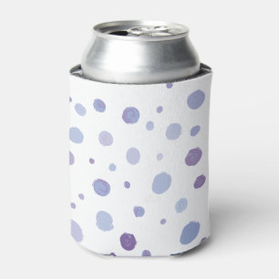 Enfriador De Latas puntos de polka pintados a mano