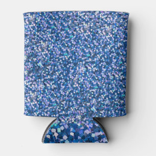 Enfriador De Latas Purpurina azul: brillante fondo abstracto
