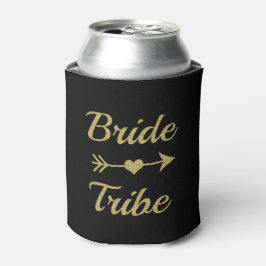 Enfriador De Latas Purpurina de la tribu de novias refrigerador de be