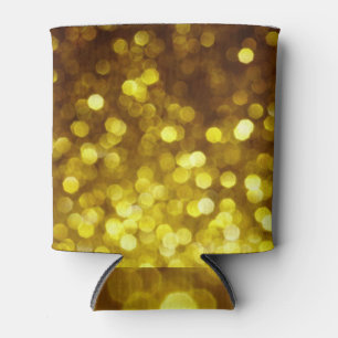 Enfriador De Latas Purpurina de oro: textura de Navidades festivos.