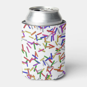 Enfriador De Latas Purpurina Multicolor