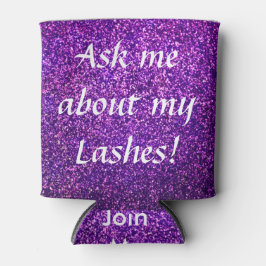 Enfriador De Latas purpurina púrpura para presentadores