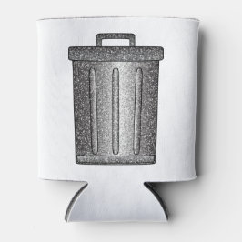 Enfriador De Latas Purpurina Trash Can