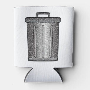 Enfriador De Latas Purpurina Trash Can