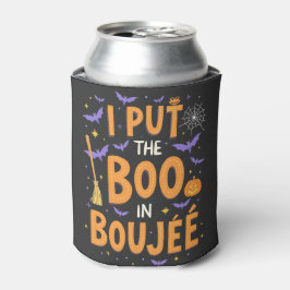 Enfriador De Latas Puse El Boo En El Fantasma De Halloween De Boujee.