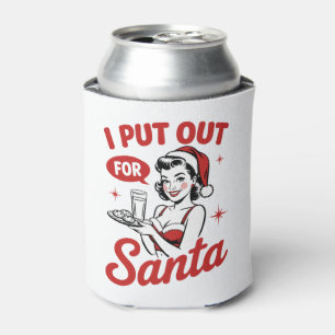 Enfriador De Latas Puse para Santa Galletas de Navidad Leche Retro