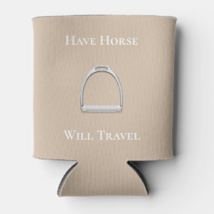 Enfriador De Latas "Que el caballo vaya" Beige Ecuestre
