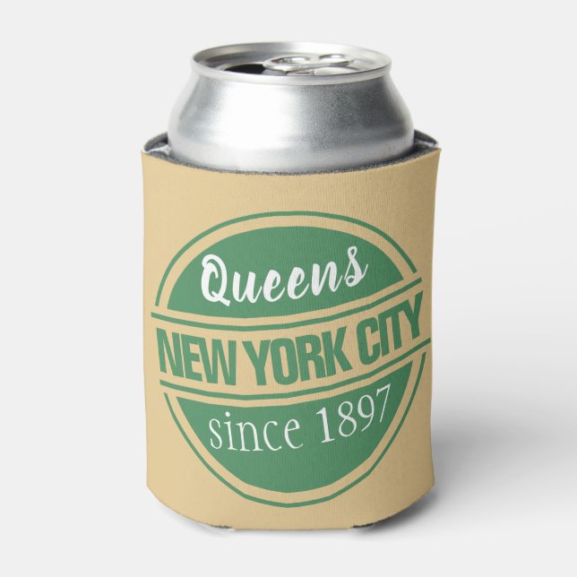 Enfriador De Latas Queens NYC 1897 (Lata Anverso)