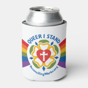 Enfriador De Latas "Queer I Stand" coozie