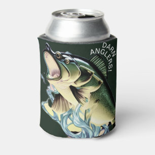 Enfriador De Latas "¡Queridos anglores!" Funny Sasued Fish Refrigerad