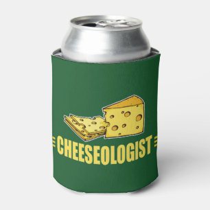 Enfriador De Latas Queso divertido Cheeseologist Cheesehead