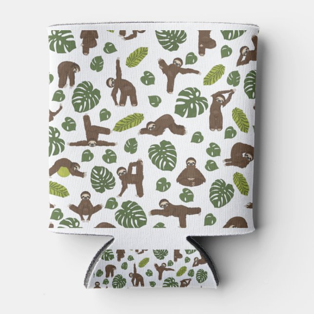Enfriador De Latas Quiet quitting Lazy Sloth (Anverso)