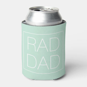 Enfriador De Latas Rad Dad menta marina tipografía minimalista modern