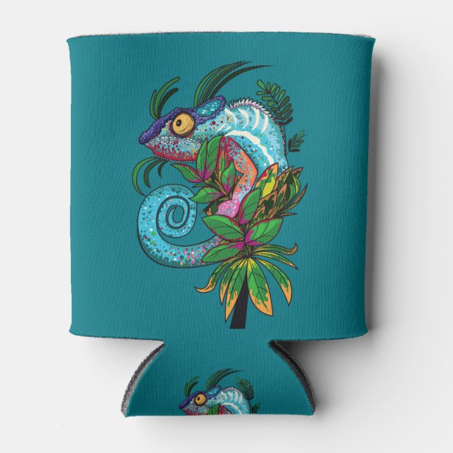 Enfriador De Latas Rainbow Chameleon (Anverso)