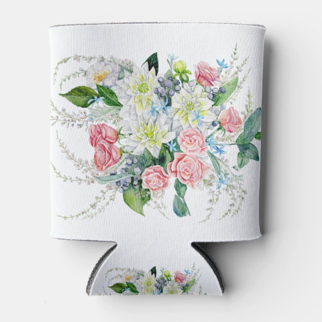 Enfriador De Latas Ramo Floral (Anverso)